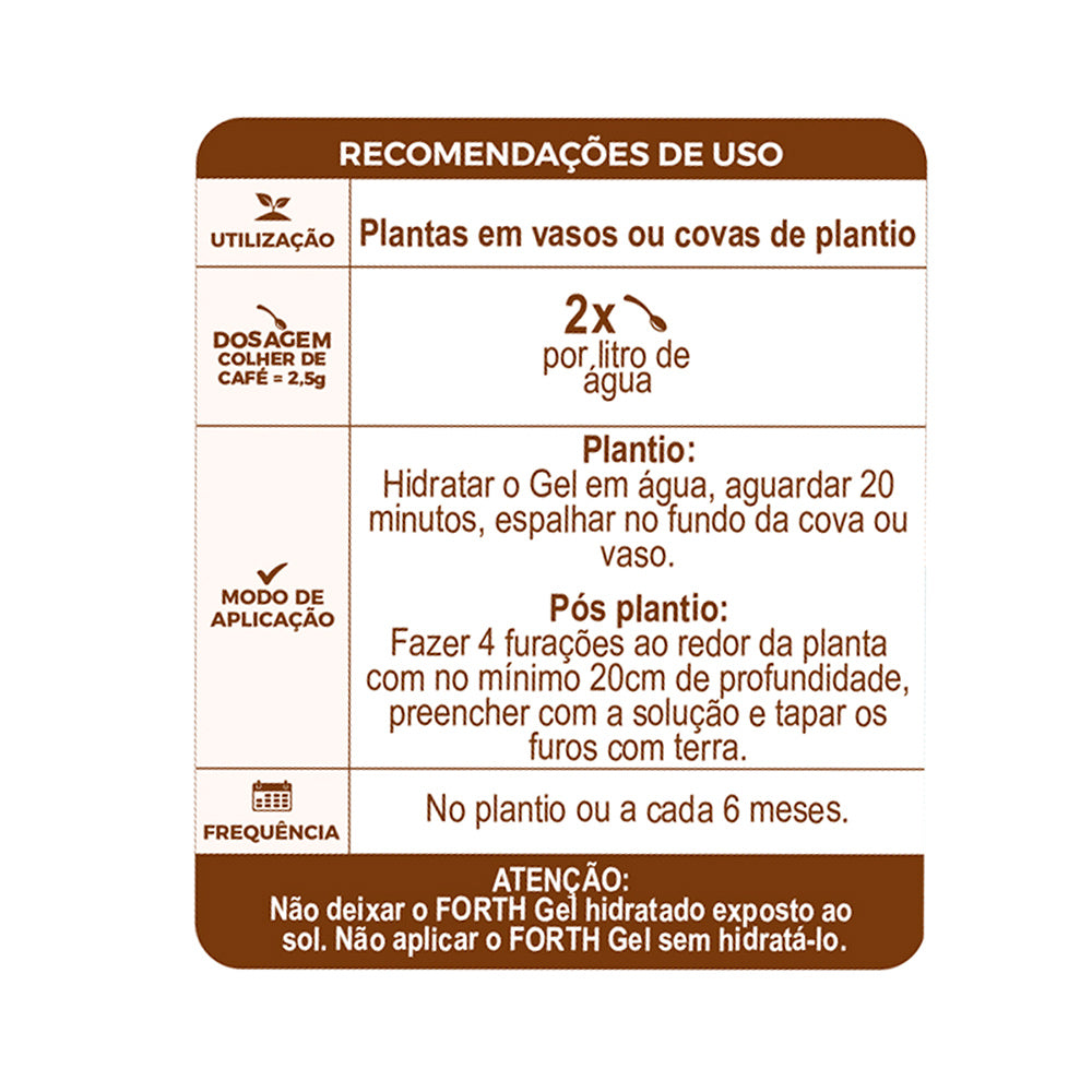 Gel para Plantio Forth 100g