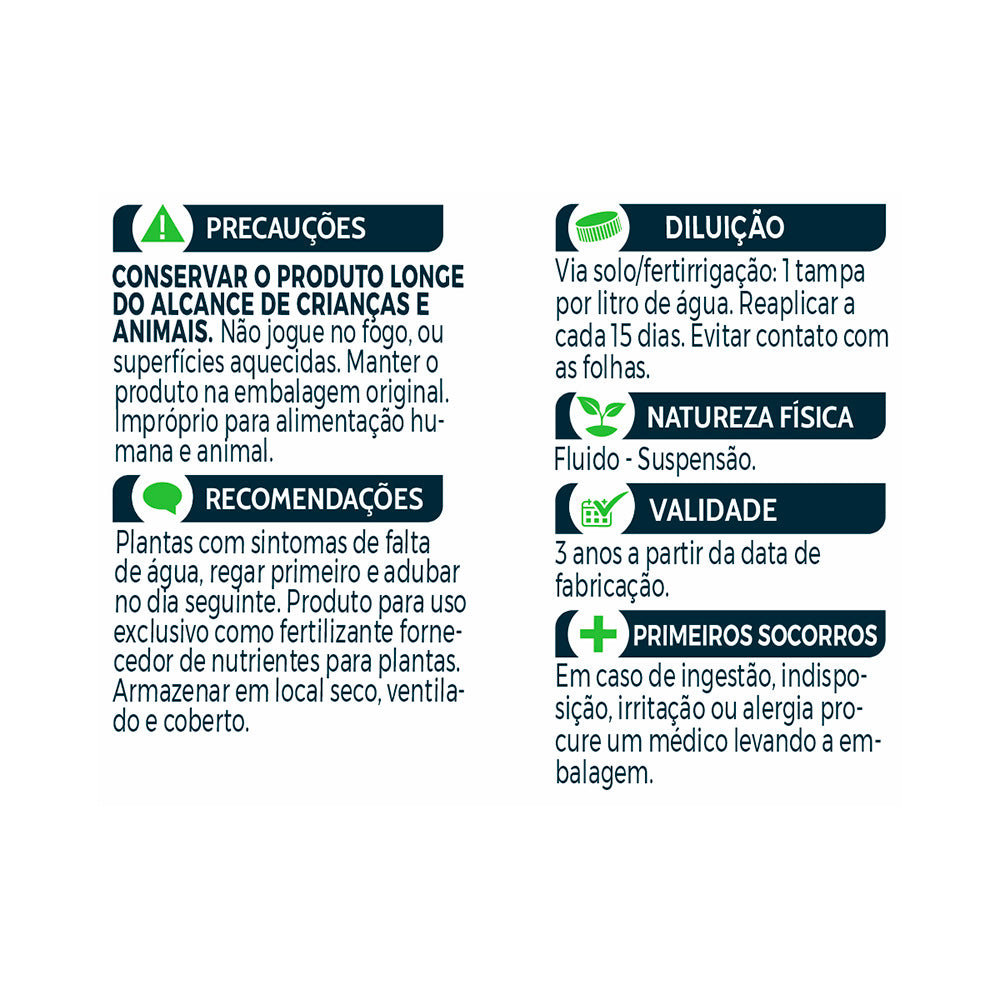 Fertilizante Forth Maxgreen Concentrado 10-10-10 100ml