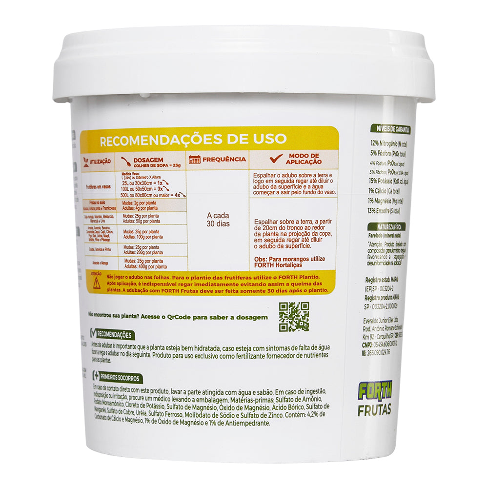 FORTH FRUTAS 400G UNIDADE