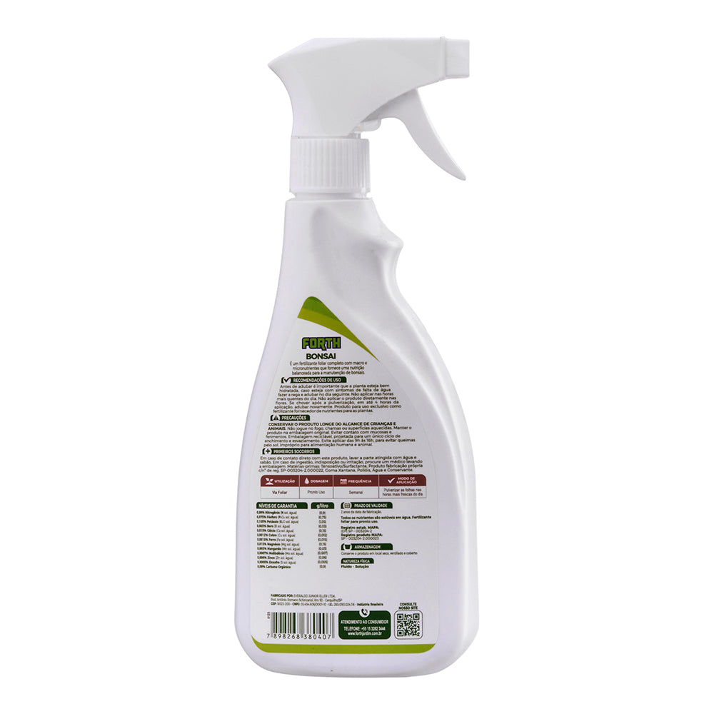 Fertilizante Líquido Pronto Uso Forth Para Bonsai 500ml