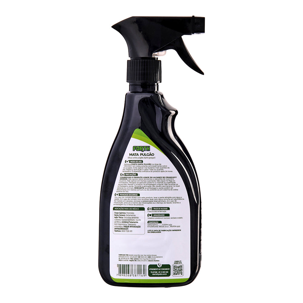 Inseticida Forth Mata Pulgão Pronto Uso 500ml