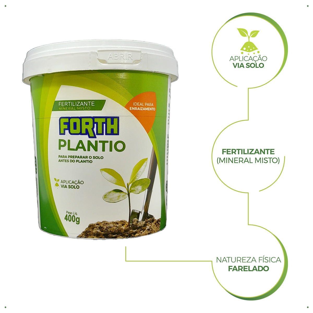 Fertilizante Adubo Forth Plantio 400g