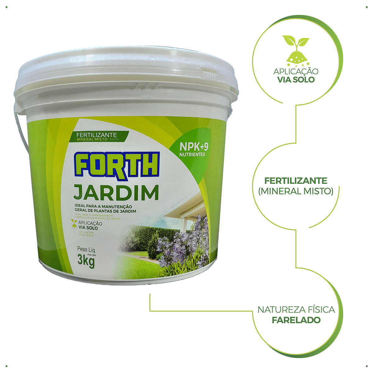 Fertilizante Forth Jardim 3KG