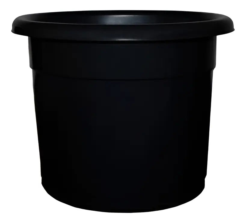 Vaso Plástico Para Plantas Premium - Cor Preto Nº12