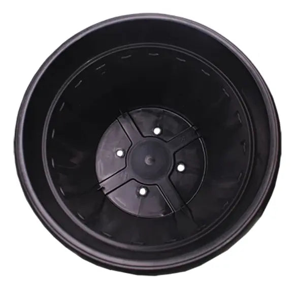 Vaso Plástico Para Plantas Premium - Cor Preto Nº12