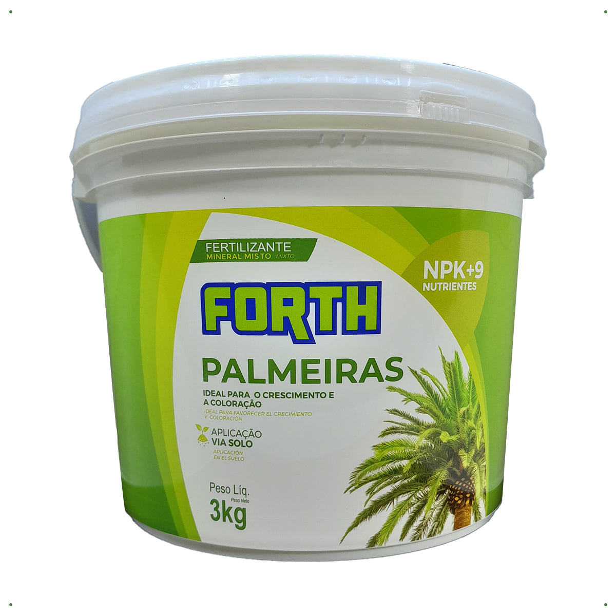 Adubo Forth Palmeiras Balde 3kg