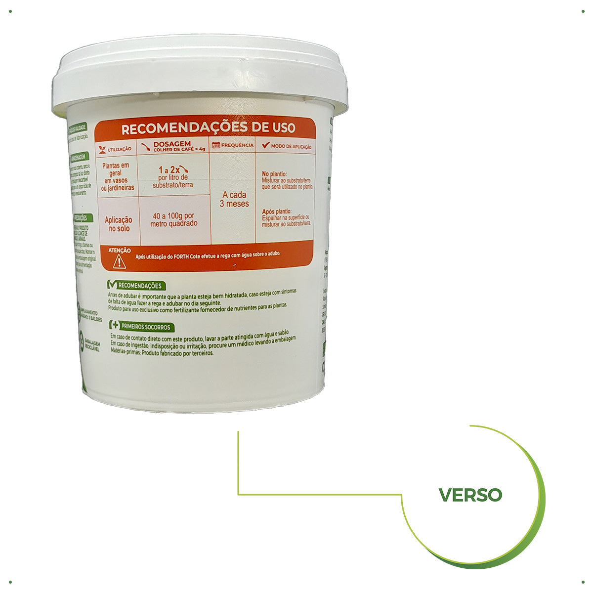 Fertilizante Forth Cote (osmocote) 14-14-14 400g