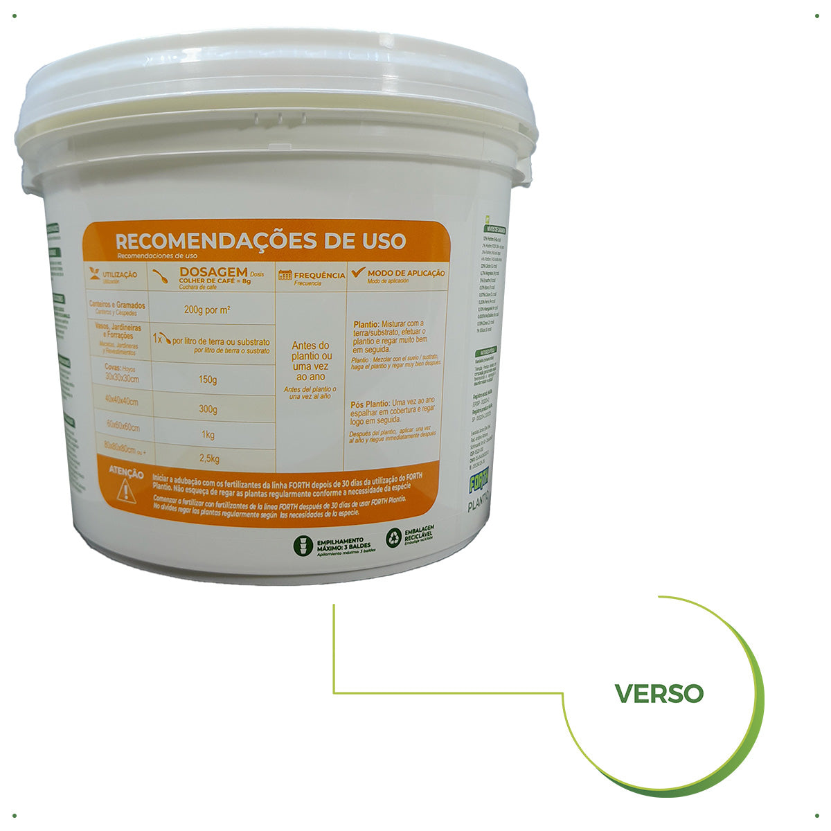 Adubo Forth Plantio 3kg