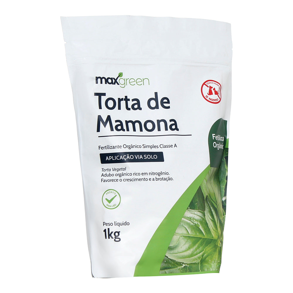 Fertilizante Forth Maxgreen Torta de Mamona para Jardim 1 kg