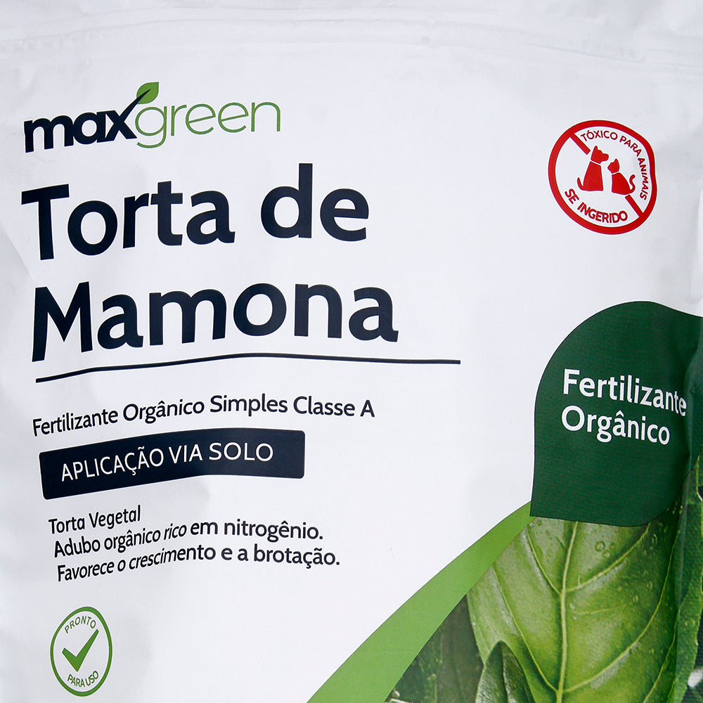 Fertilizante Forth Maxgreen Torta de Mamona para Jardim 1 kg