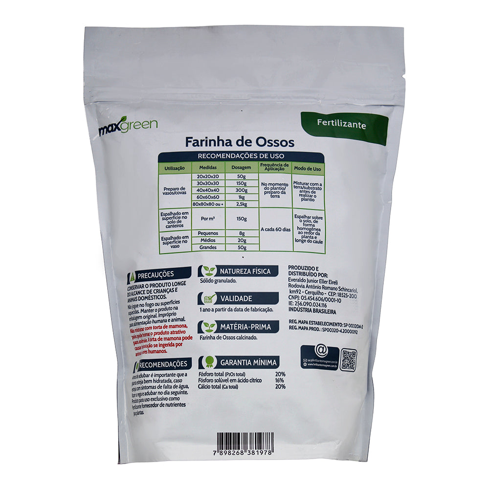 Fertilizante Forth Maxgreen Farinha de Ossos 1 kg