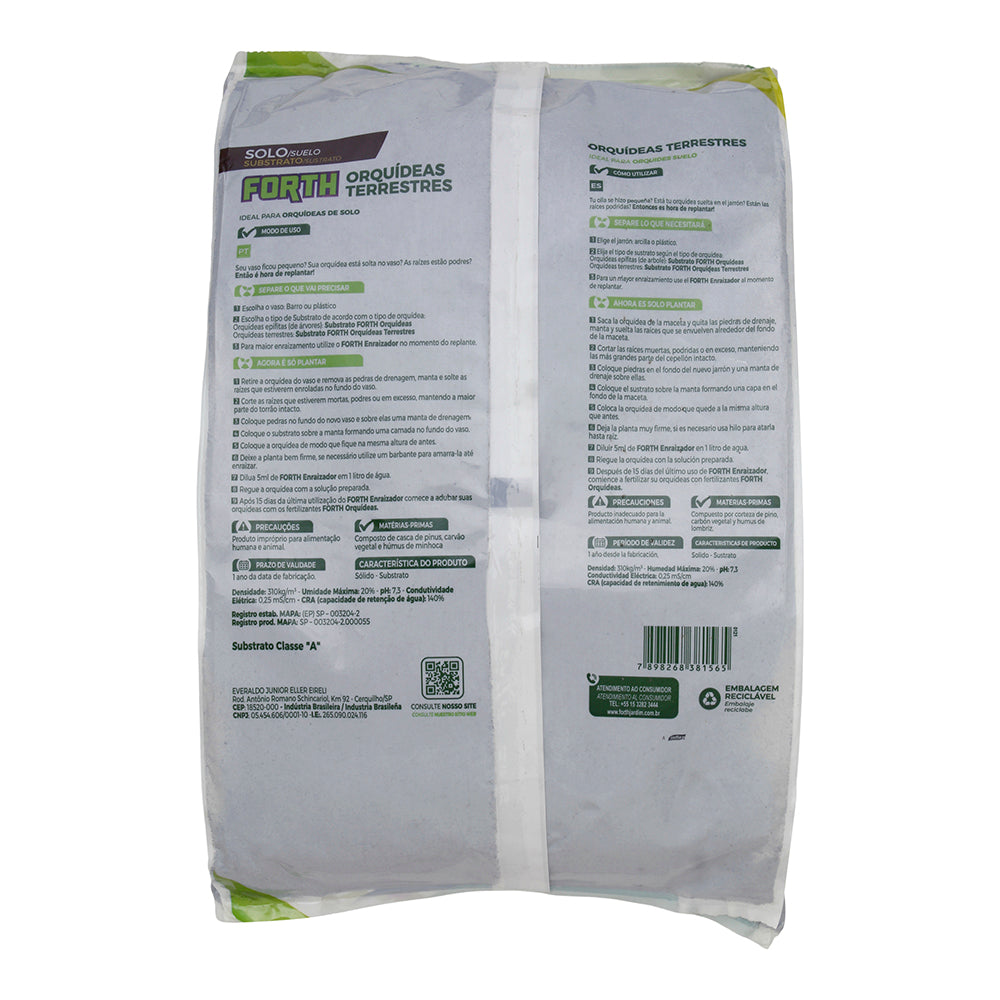 Substrato Orquídeas Terrestres Forth 2kg