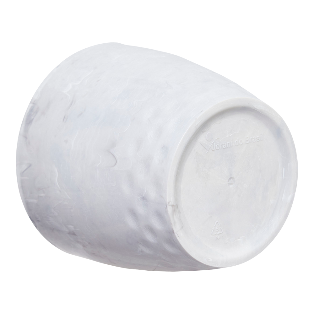 Vaso Cachepô Diamond Forth Nº 1 Branco Carrara