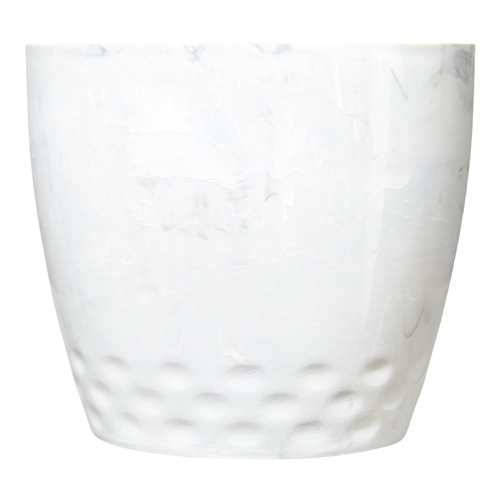 Vaso Cachepô Diamond Forth Nº 1 Branco Carrara