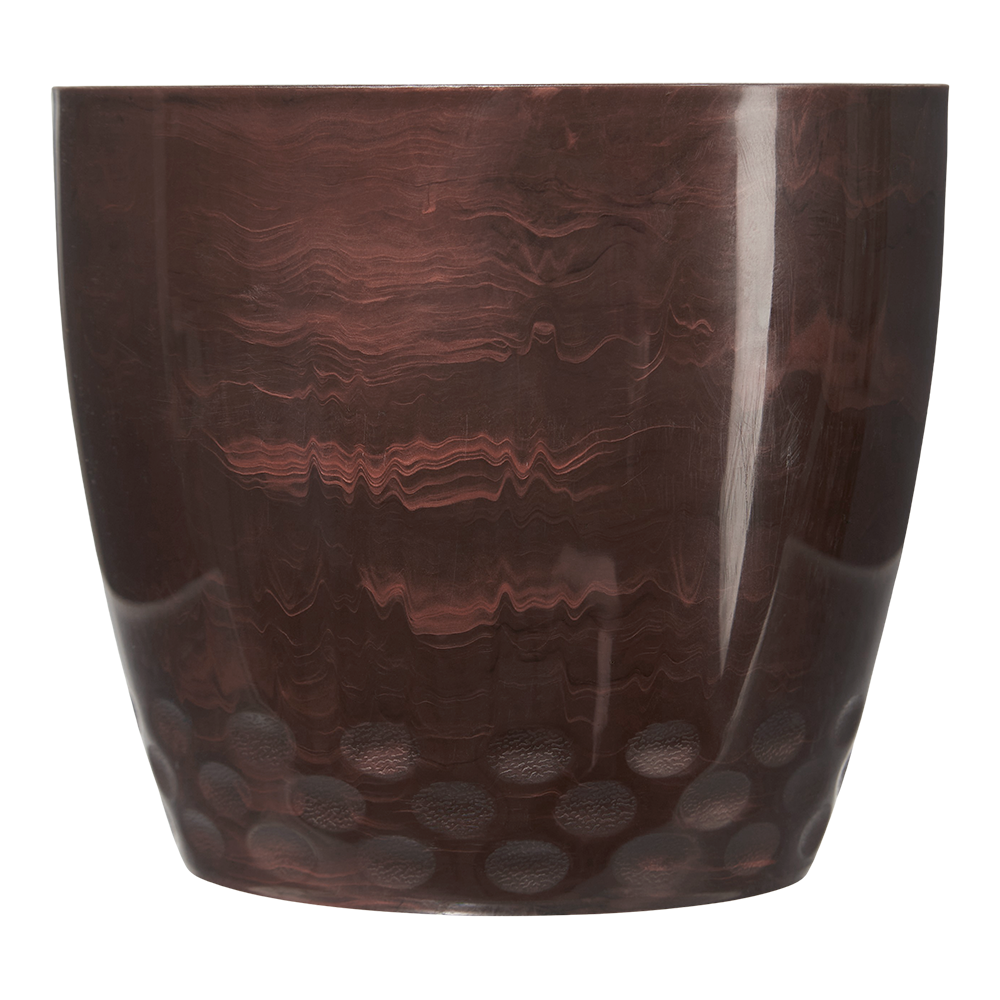 Vaso Cachepô Diamond Forth Nº 1 Marrom Carrara