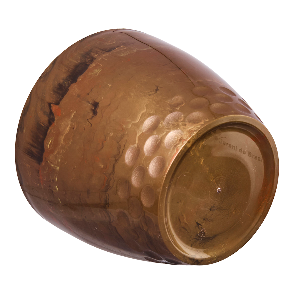 Vaso Cachepô Diamond Forth Nº 3 Dourado