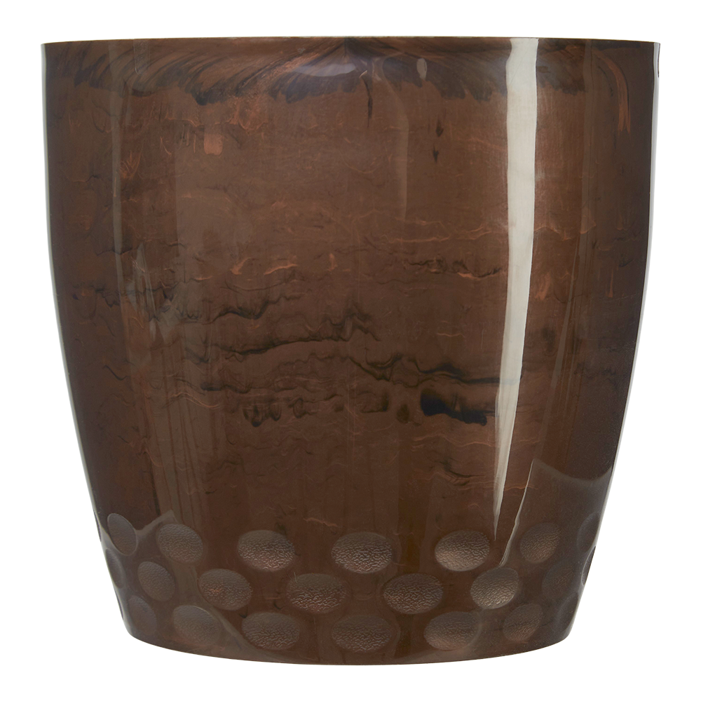 Vaso Cachepô Diamond Forth Nº 4 Marrom Carrara