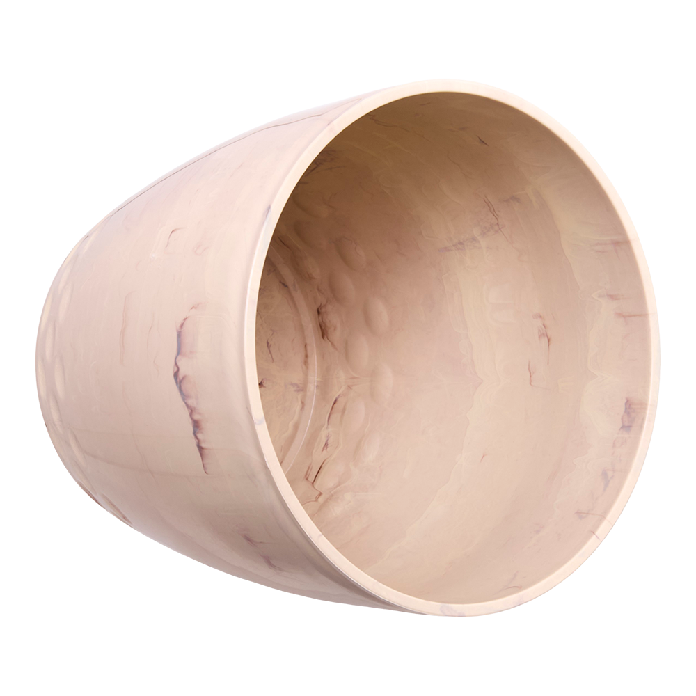 Vaso Cachepô Diamond Forth Nº 4 Bege Travertino