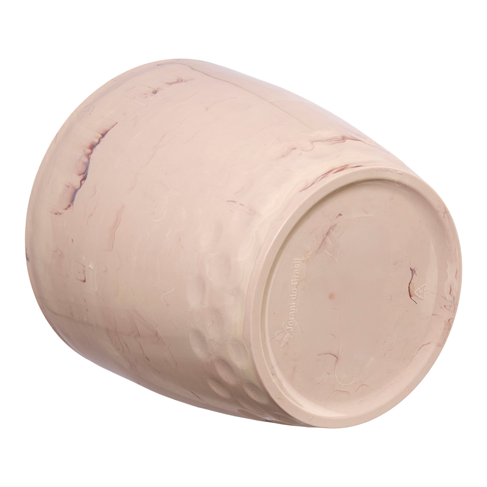 Vaso Cachepô Diamond Forth Nº 4 Bege Travertino