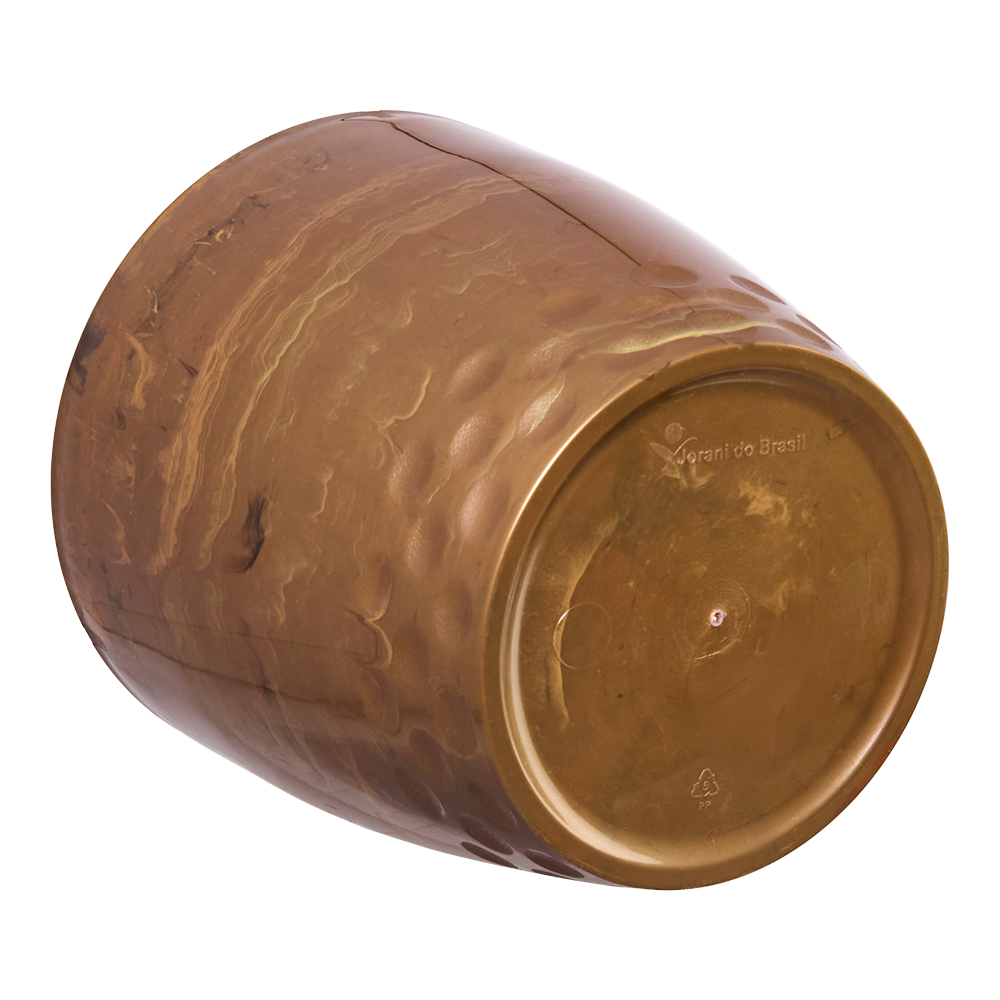 Vaso Cachepô Diamond Forth Nº 4 Dourado