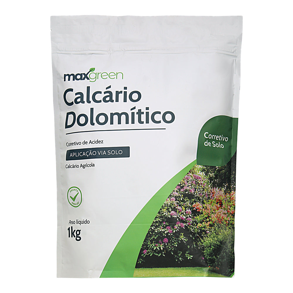Calcário Dolomítico Maxgreen Forth Pó Para Solo 1 Kg