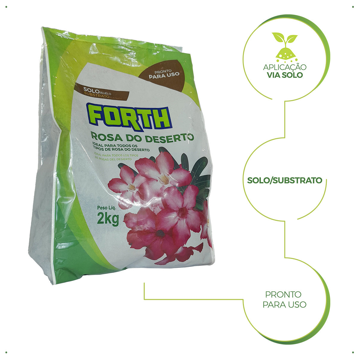 Substrato Forth Rosa do Deserto 2kg