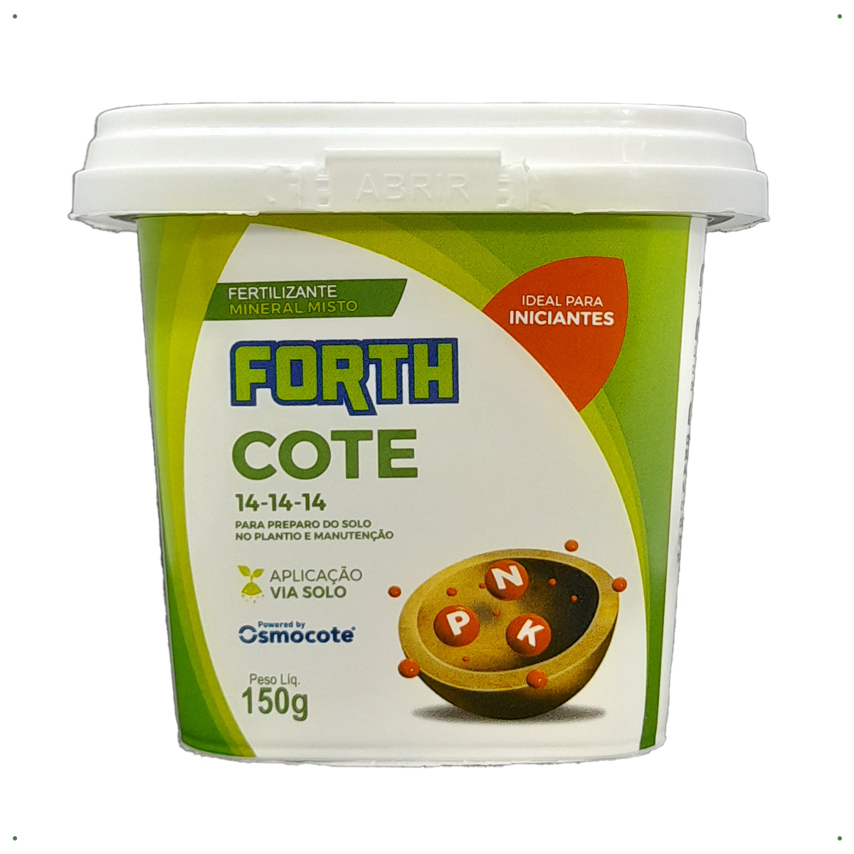 Fertilizante Cote 150g Forth Jardim Osmocote Adubo 14.14.14