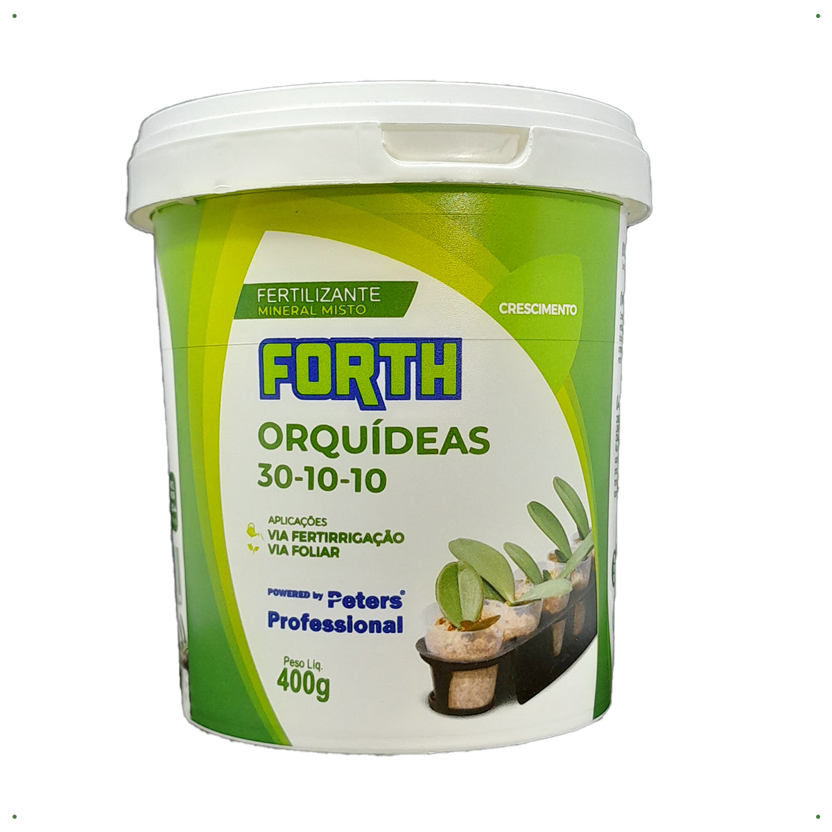 Fertilizante Forth Orquídeas Crescimento 30-10-10 400g