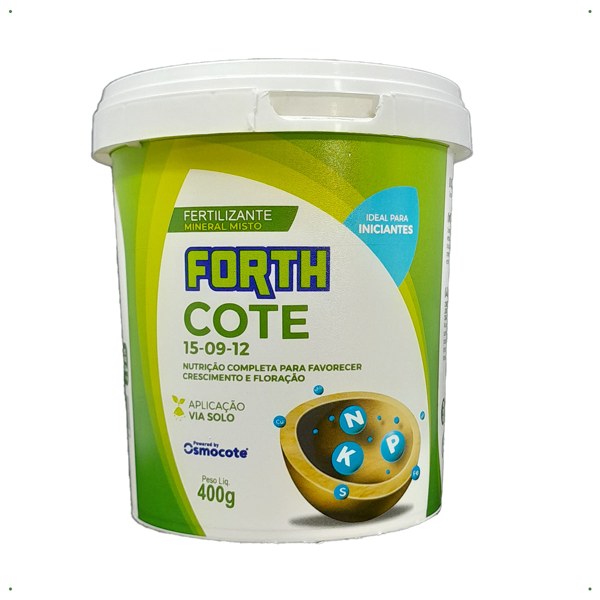 Adubo Granulado Forth Cote 15-09-12 Osmocote 400g