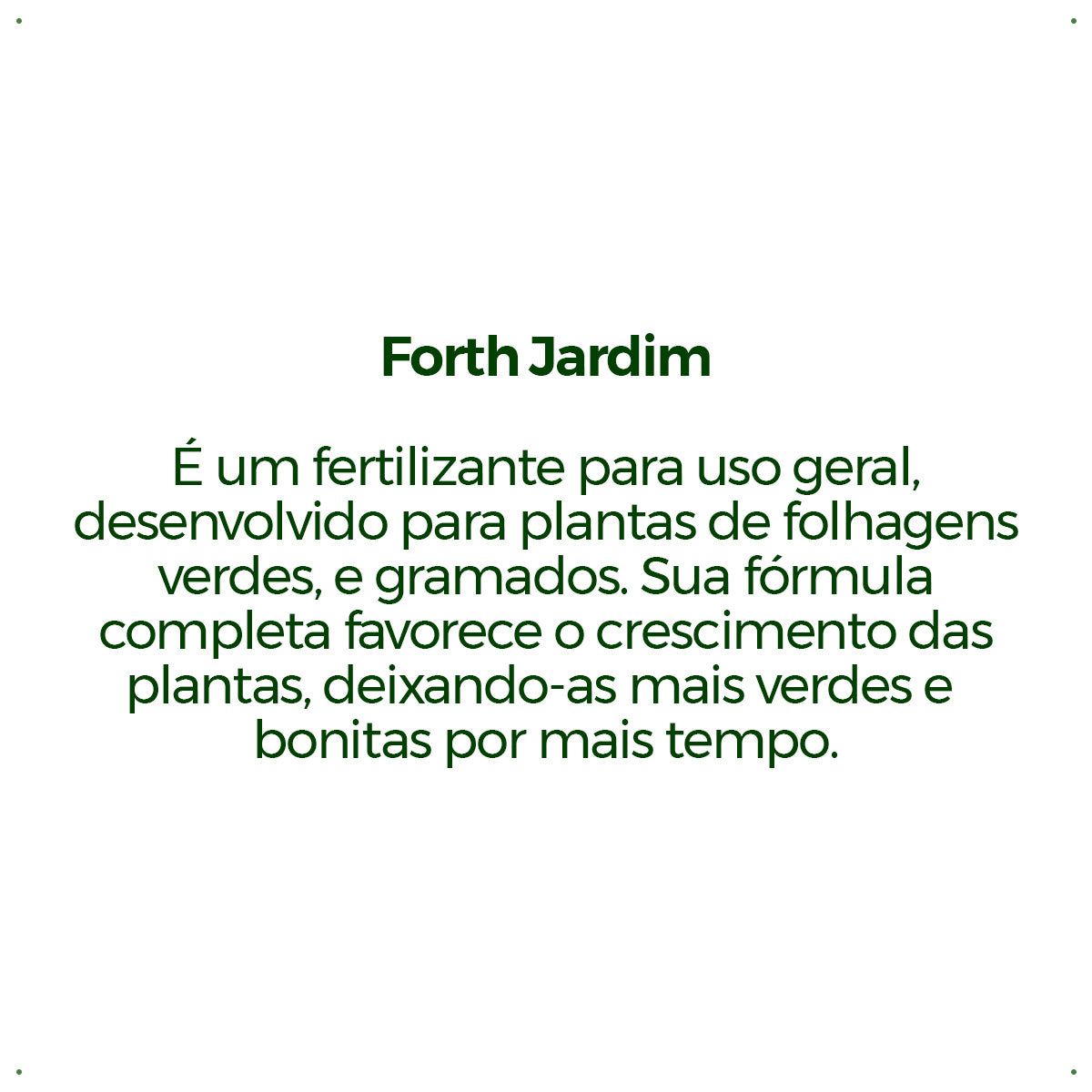 Fertilizante Forth Jardim 3KG