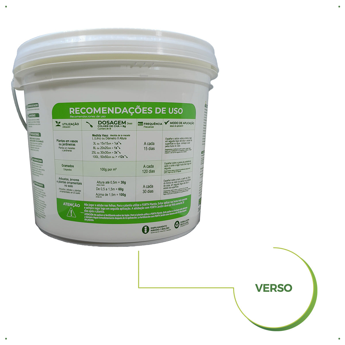 Fertilizante Forth Jardim 3KG