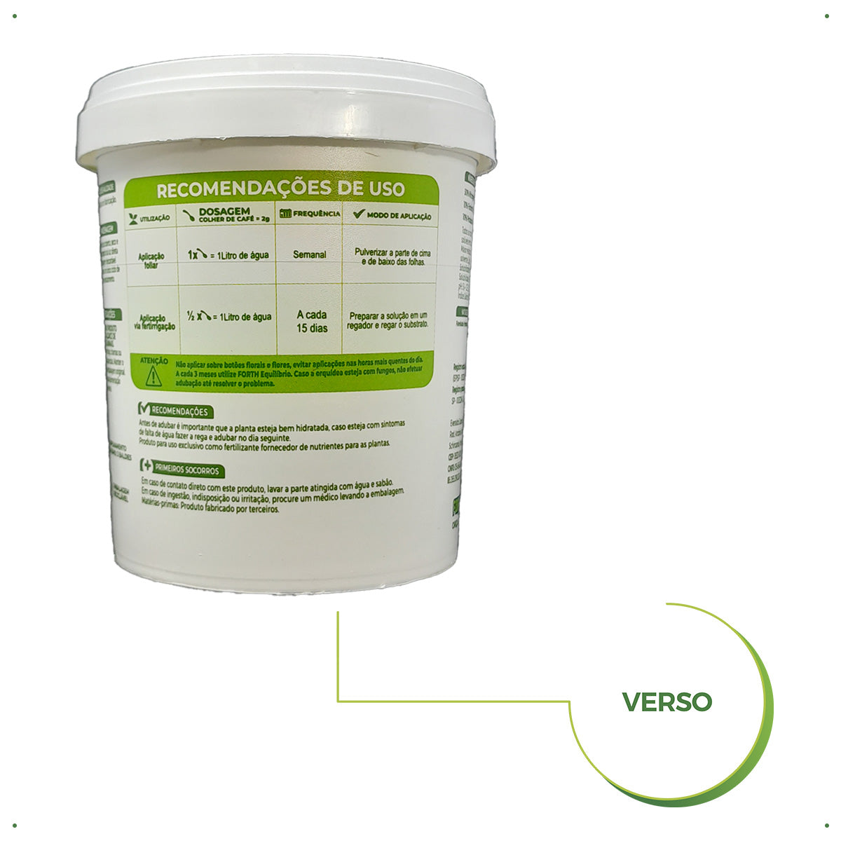 Fertilizante Forth Orquídeas Crescimento 30-10-10 400g